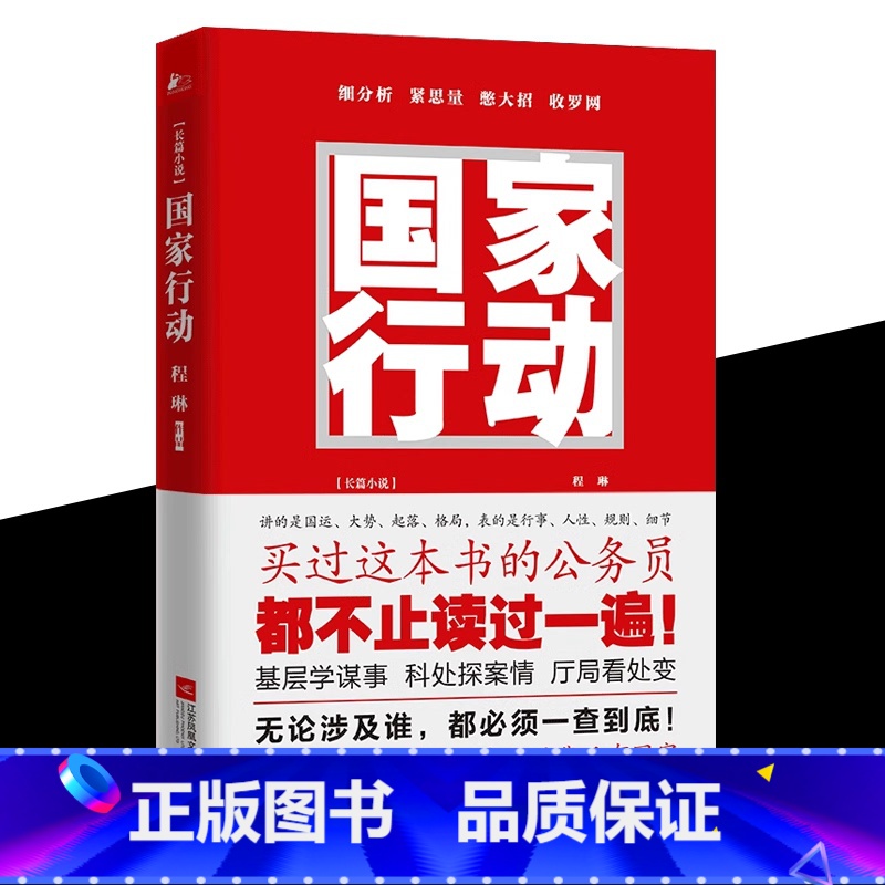 【正版】国家行动程琳无论涉及到谁都将一查到底腐败的人背后有人我们的背后有国家悬疑推理警匪破案犯罪打黑惩除恶反腐刑侦探笔记