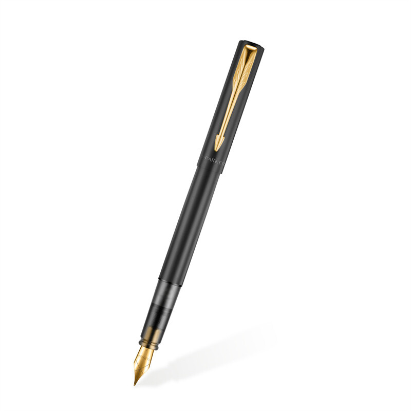 派克(PARKER)威雅XL入门级黑色金夹墨水笔高清大图