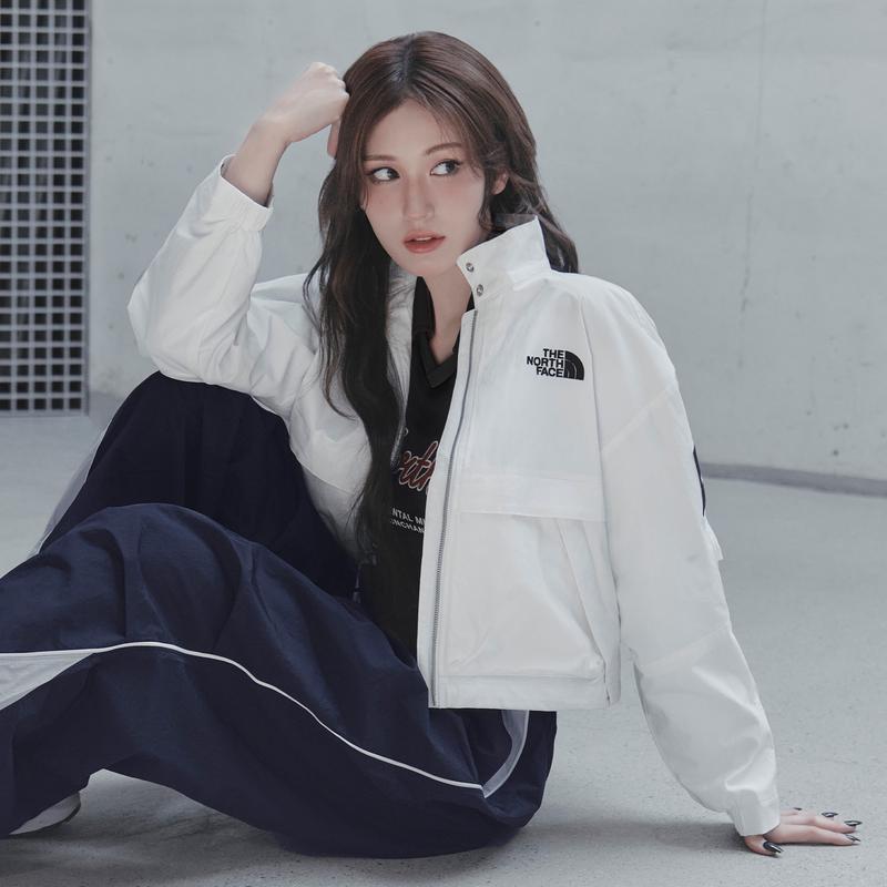 THE NORTH FACE女款轻便休闲夹克外套 时尚舒适透气设计 OFF_WHITE 090M