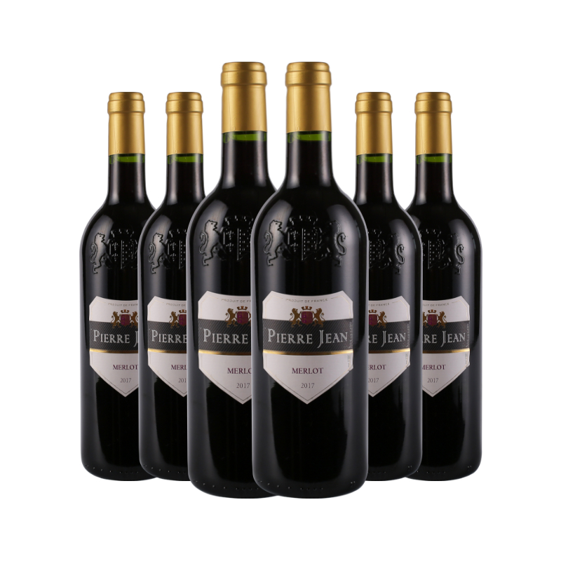 达颜法国原瓶原装进口皮埃尔梅洛干红葡萄酒750ml*6