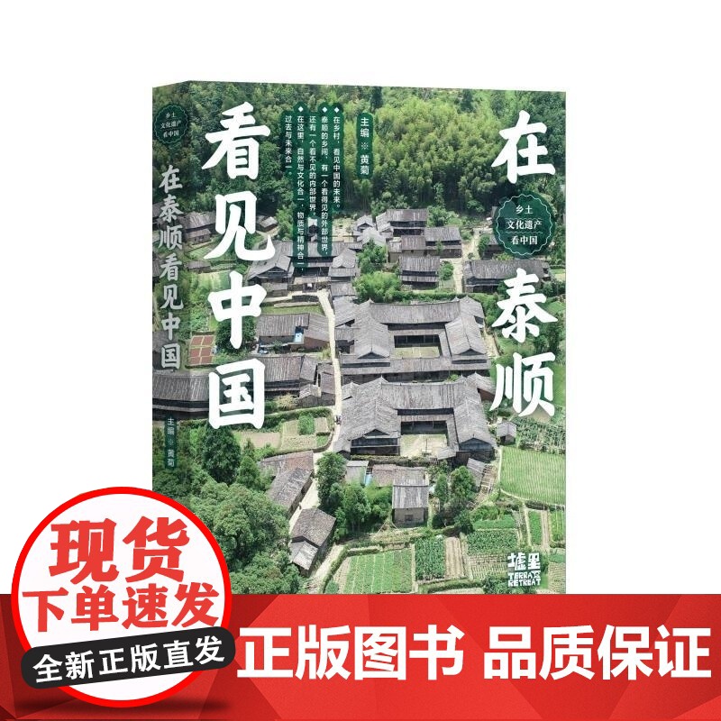 在泰顺看见中国 乡土文化遗产看中国 黄菊 展现八百年古村的复苏与新生展现乡土考证与非遗传承技艺上海人民美术出版社