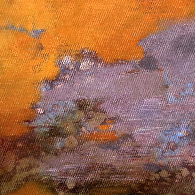 每涯艺术 江智聪《行空》NO.4 艺术家原创油画艺术品收藏 客厅卧室玄关餐厅办公室居家装饰 挂画