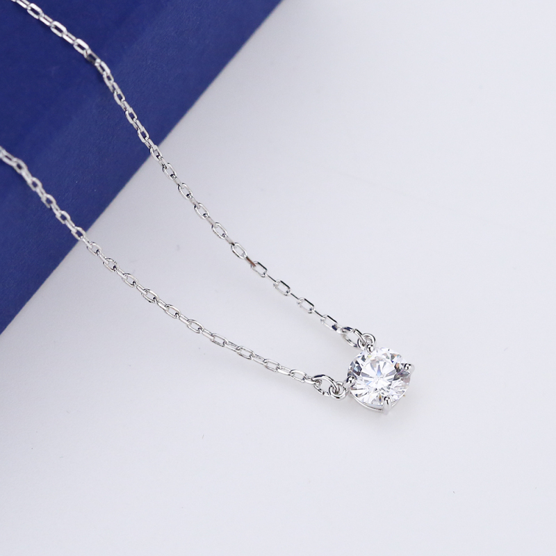 施华洛世奇(SWAROVSKI) 简约单钻小圆点项链 送恋人5408442