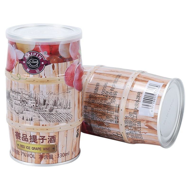 果味洋酒赛品红酒提子酒330ml*1
