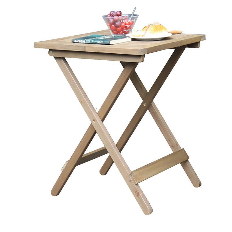 简约实木可折叠闪电客桌椅户外奶茶咖啡店花园餐桌网红阳台桌椅小木桌