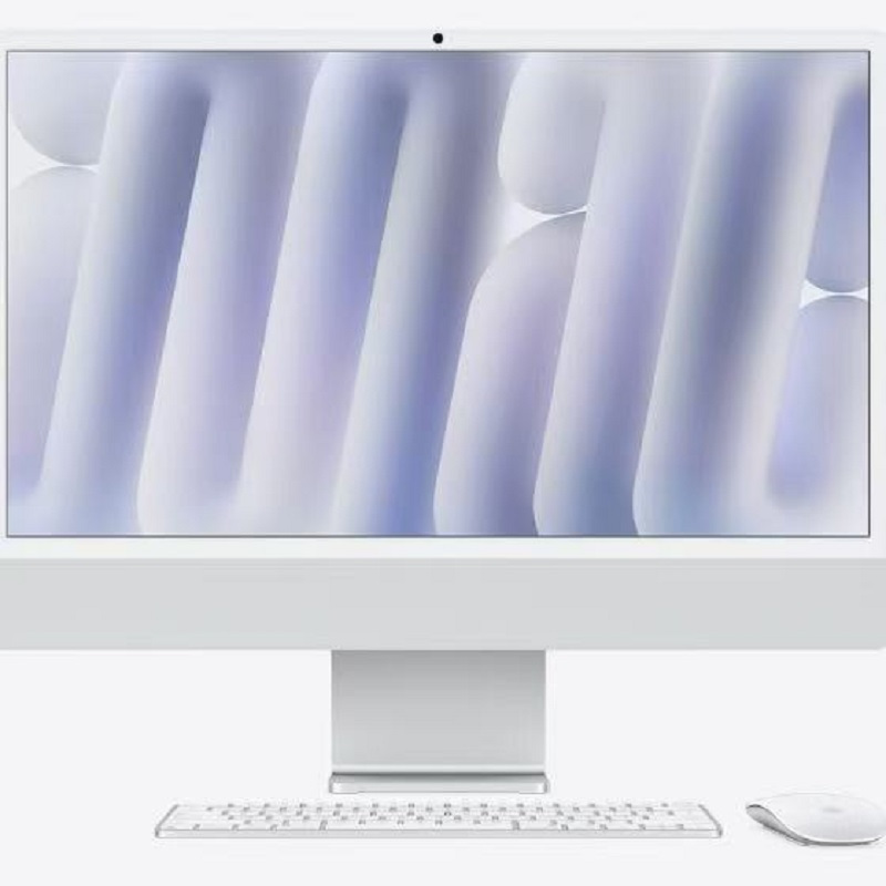 2024款Apple/ iMac 24英寸银色4.5K屏 M4(8+8核) 16G 256G一体式电脑 MWUC3CH/A(不支持国补,可开企业发票)
