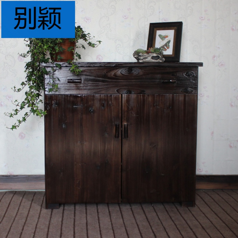 别颖特价户外庭院碳化防腐木家具/鞋柜/柜子/储物柜/电视柜餐柜玄关柜