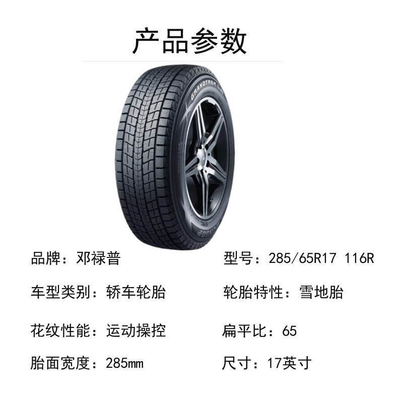 TENDZONE 邓禄普 轮胎 285/65R17 116R 雪地胎(单位:条)高清大图