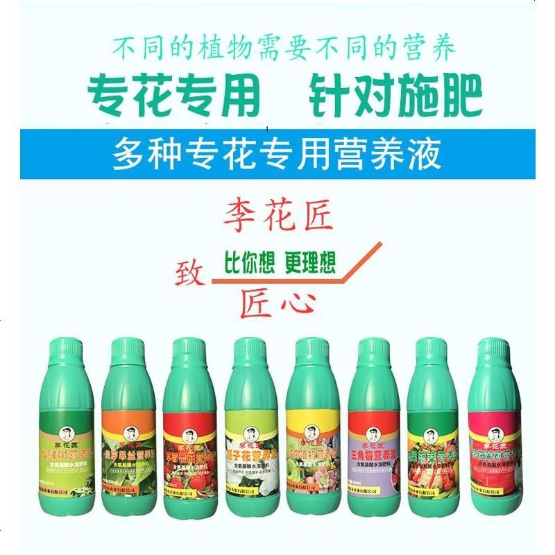 茶花茉莉花专用营养液喜酸型茉莉山茶花专用肥营养液酸性液有机肥