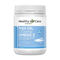 效期至26年08月 Healthy Care 深海鱼油 软胶囊 1000mg 400粒 1瓶装 卵磷脂搭档 澳洲进口