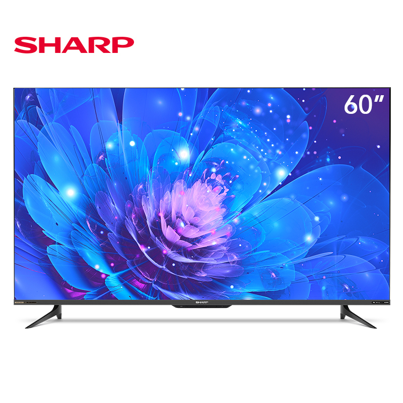 夏普(SHARP)4T-C60D7DA 60英寸4K高清智能全面屏平板液晶电视机