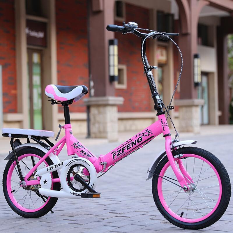 减震折叠儿童自行车6789101112岁童车女孩16寸20小学生单车山地童车手