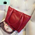 新韩版简约大包时尚休闲单肩包大气手提包大容量街头女包包NEWLAKE_958 酒红色