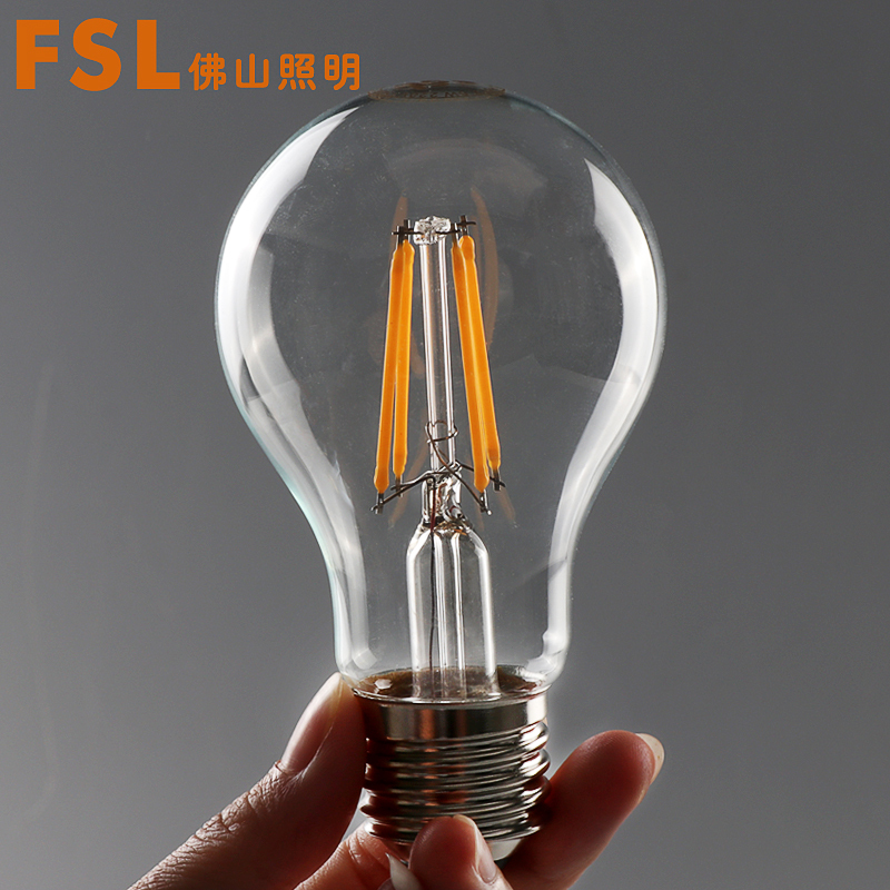 fsl 佛山照明 LED尖泡拉尾灯4w蜡烛灯e14室内水晶吊灯光源钨丝球泡灯