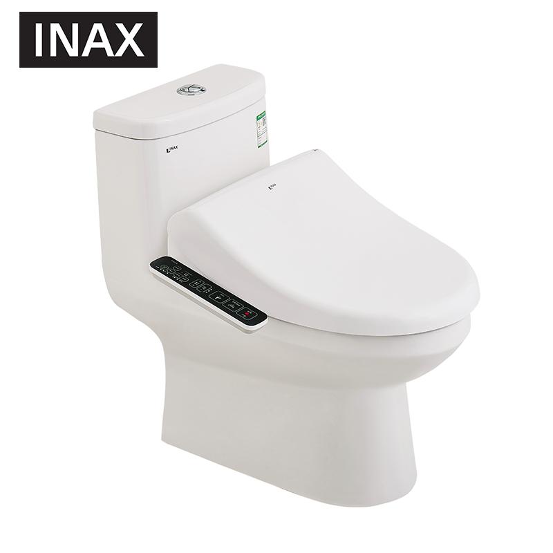 日本-伊奈(INAX)卫浴智能马桶套装静音节水大冲力连体智能坐便器全功能智能马桶盖