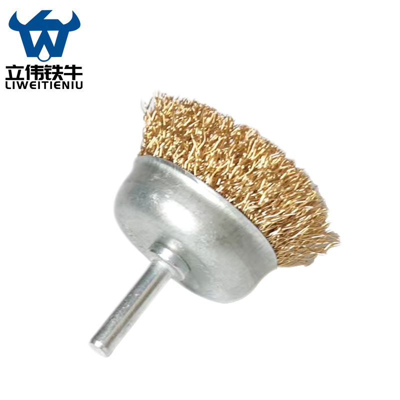 立伟铁牛碗型钢丝刷/钢丝轮65mm 个高清大图