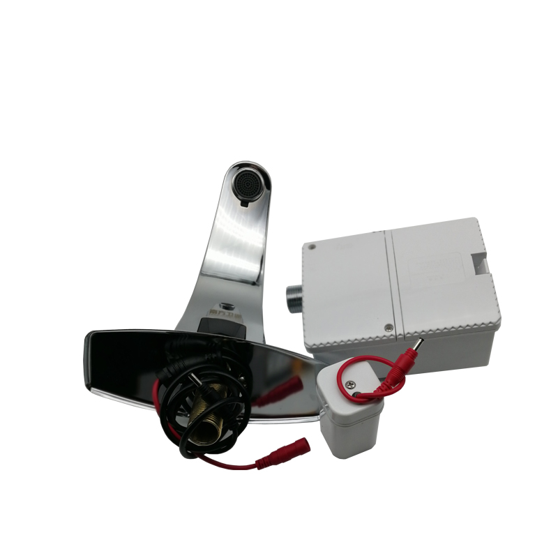 南方卫通 感应式水龙头智能全自动出水 单冷两件套(直流电池)不带进水管 铜体/塑钢体2302 套(塑钢体NF-134)高清大图