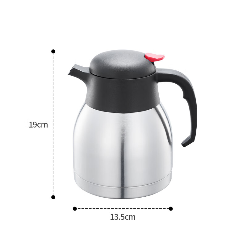 新力士办公室会议服务真空保温热水壶塑盖C10005-3(1升)高清大图