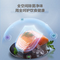 容声(Ronshen)155升风冷无霜立式冰柜家用一级能效电脑控温冷藏冷冻抽屉式冷柜囤货小冰箱BD-155WRSY以旧换