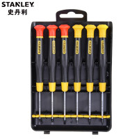 史丹利（STANLEY）66-393-23 微型精密螺丝批一字十字 6件套装
