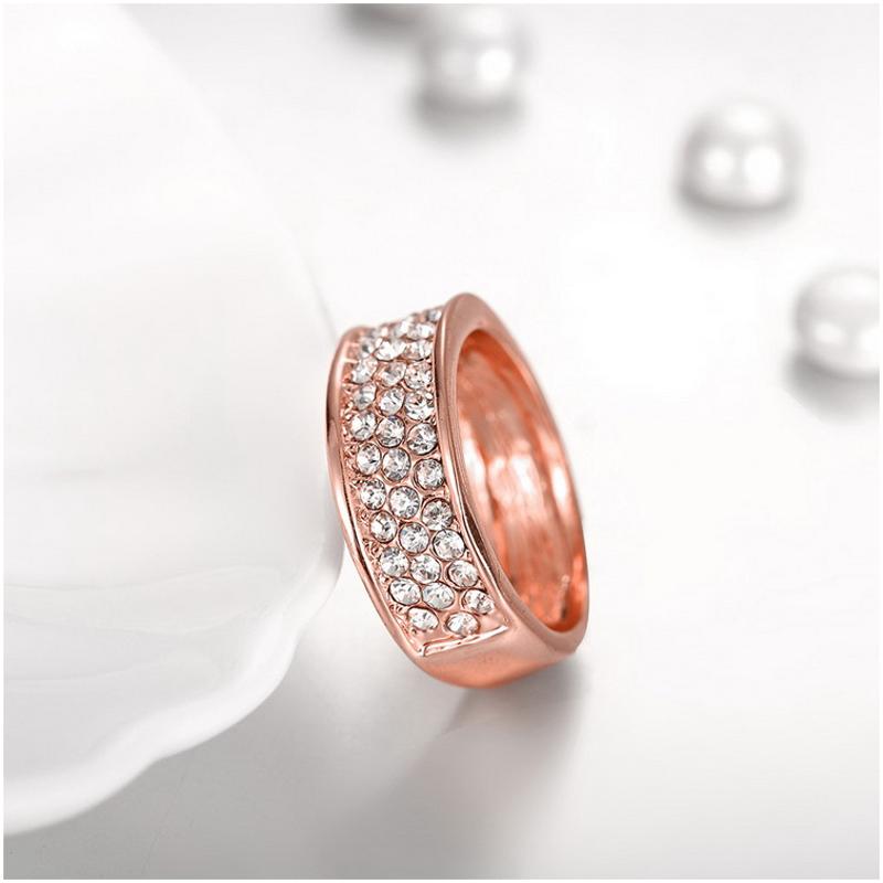 r088 women gold ring 彩金戒指女饰品简约日韩食指潮人指环学生送女