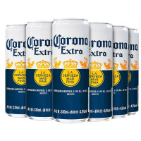 科罗娜(Corona)墨西哥风味啤酒 330ml*6听 整箱装