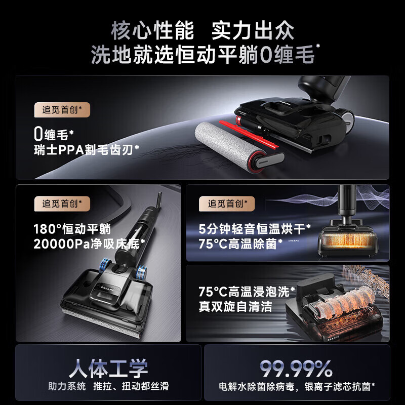 追觅(DREAME)洗地机T40 Turbo高清大图