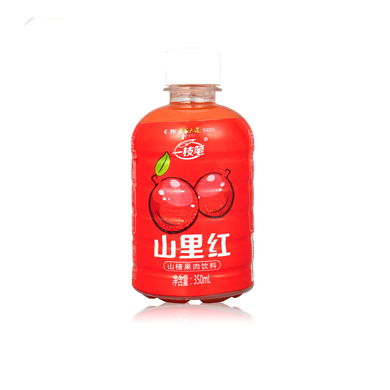 一枝笔山里红山楂汁开胃饮料 350ml*15