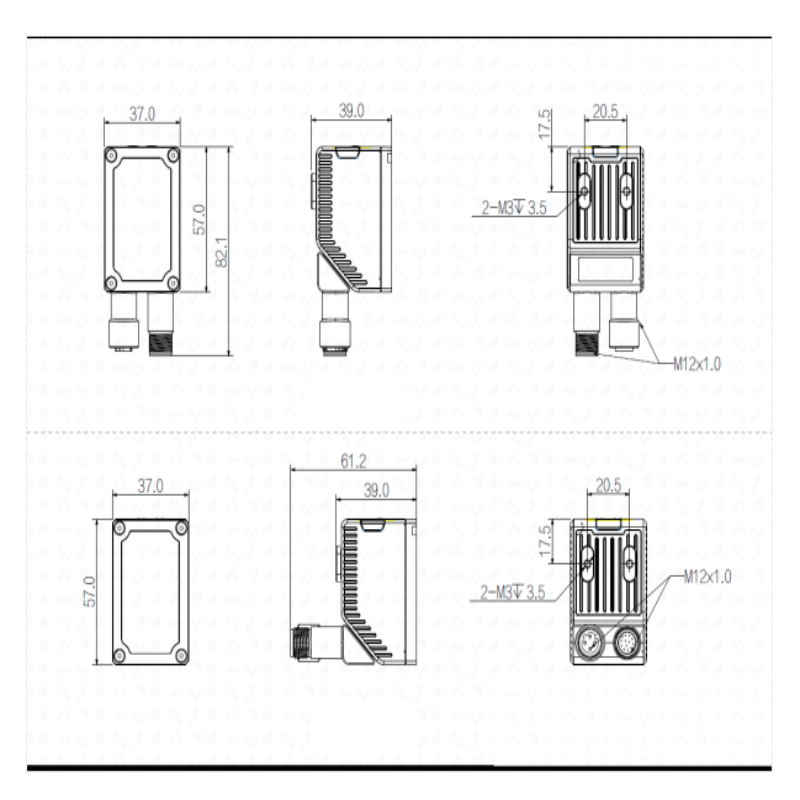 华睿科技 R5030PMG-12M-WGG01 5000P系列300万网口黑白读码器白光/半偏振/镜头12mm不涉及维保高清大图