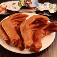 【中华特色】永定馆 客家土楼肉类零食龙岩下洋泡鸭爪360g约12个 福建特产永定泡鸭掌 华东