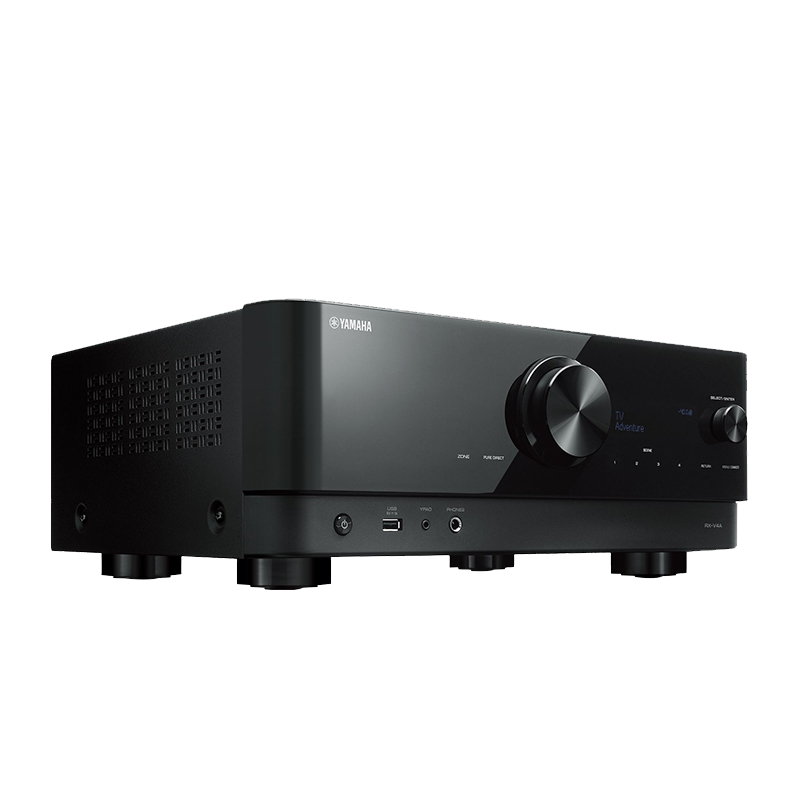 雅马哈(YAMAHA) RX-V4A 家用功放机5.2声道 蓝牙大功率 8K家庭影院AV放大器 黑色高清大图
