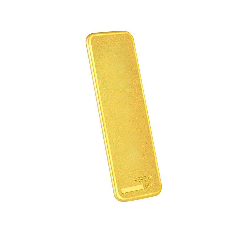 水贝珠宝(SHUIBEI JEWELRY) 黄金100g投资收藏金条 花开富贵 Au.9999足金金砖薄片 100克