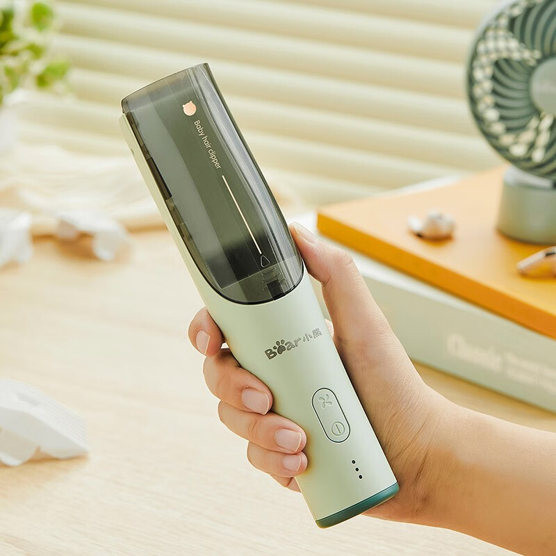 小熊婴儿理发器自动吸发剃头大容量方便耐用LFQ-P05N5高清大图