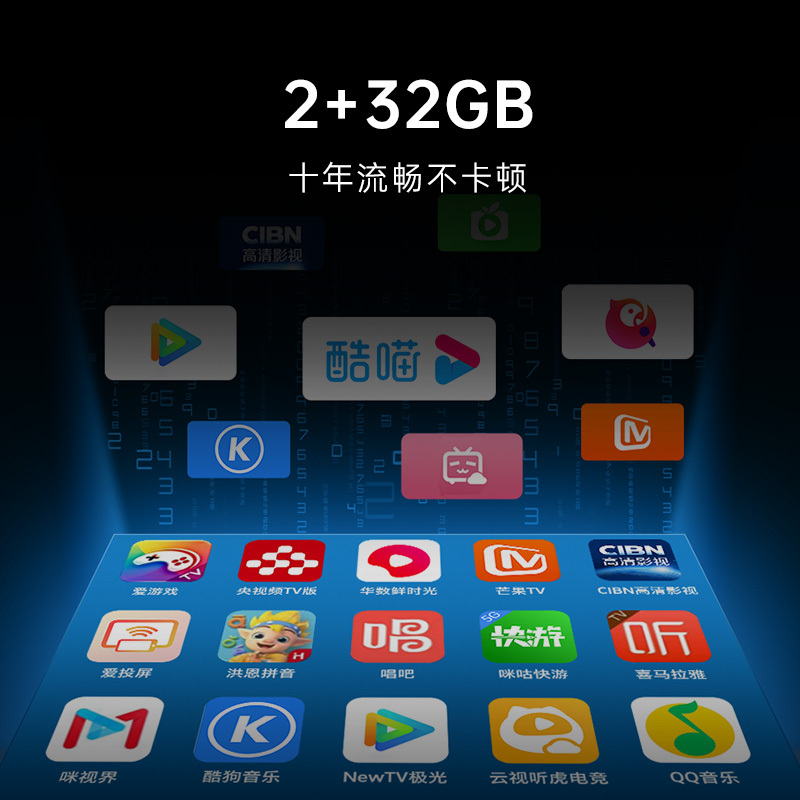 创维酷开电视 50K3 2+32GB 二级能效 AI远场语音液晶电视机平板电视机50P3F