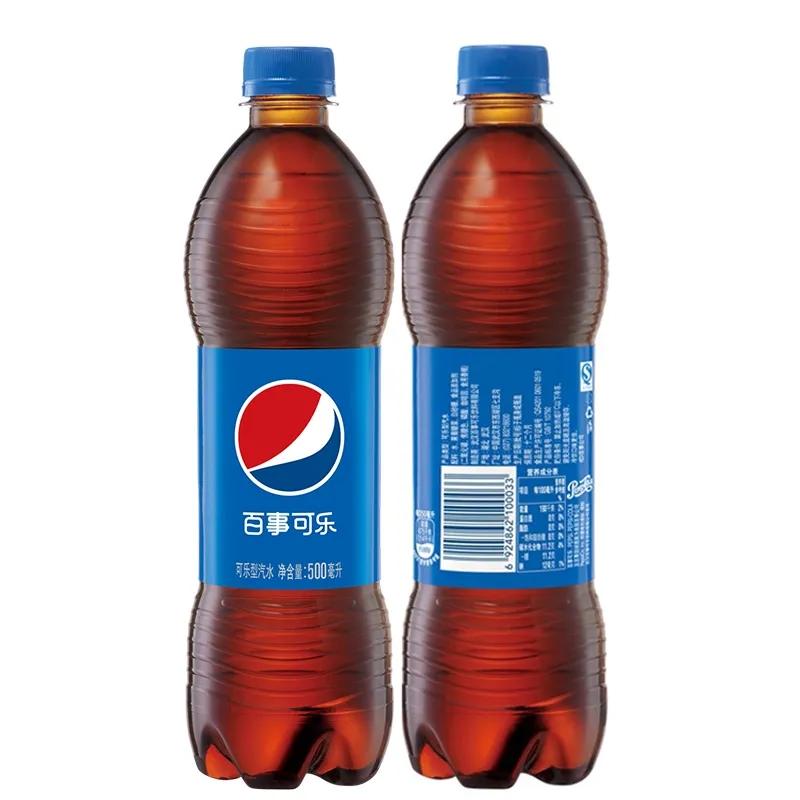 百事可乐 经典原味500ml/瓶 碳酸饮料 汽水饮品 解渴整箱 聚会