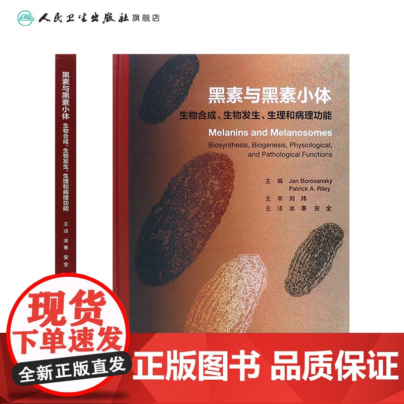 黑素与黑素小体生物合成生物发生生理和病理功能和黑色素糖皮质激素神经元美容美白祛斑外科学人卫专业知识皮肤科医学书高清大图