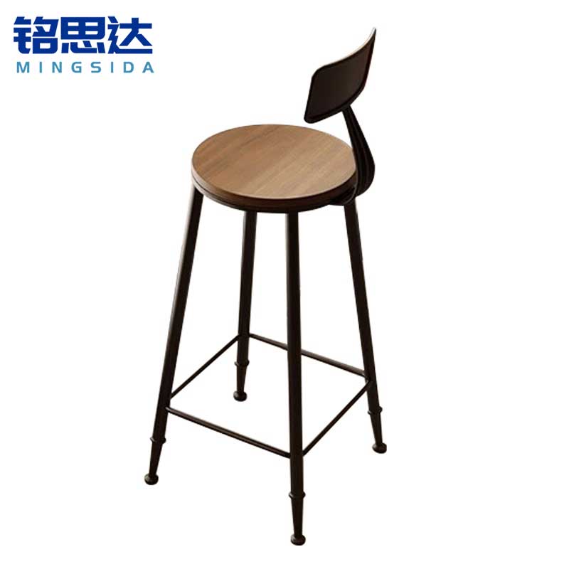 铭思达吧台椅坐高75cm把高清大图