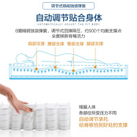慕思乳胶床垫独立筒弹簧防螨床垫 艾莉斯