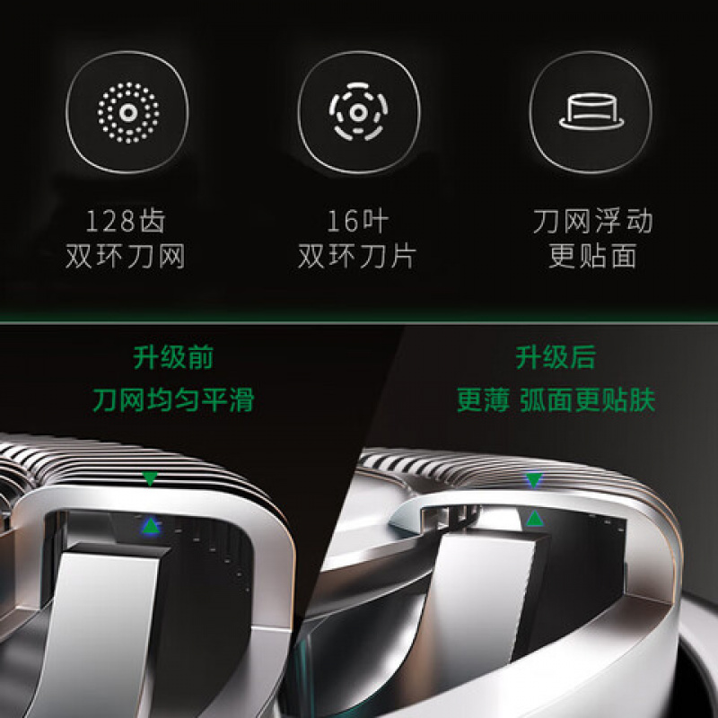 超人 HS355 三头剃须刀 单位:个高清大图