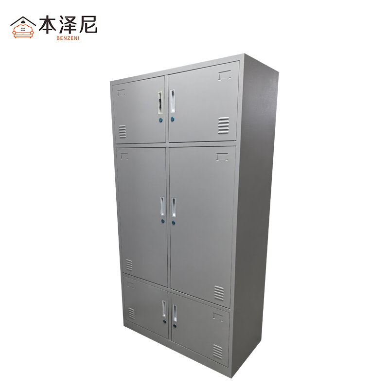 本泽尼 六门柜 钢制柜 HTY-BP1058 1000*500*1820mm 组高清大图