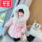 可莉允女童棉服宝宝棉衣冬季加厚保暖2022新款婴儿棉袄秋冬儿童外套冬装