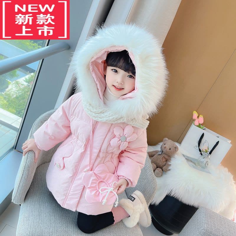 可莉允女童棉服宝宝棉衣冬季加厚保暖2022新款婴儿棉袄秋冬儿童外套冬装图片
