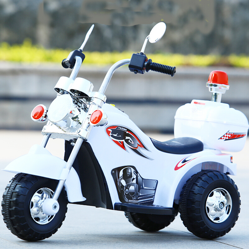 灯光音乐警车宝宝充电玩具童车玩具车可坐人骑儿童电动车小孩童车视频