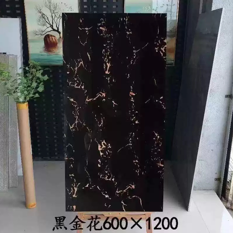 久牛星 定制黑金花瓷砖色砖新款过门石全抛釉大理石瓷砖紫罗红防滑门槛地板砖 (定制联系客户经理)92*27公分-10块起