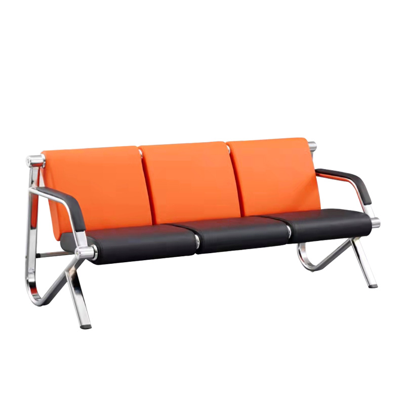 匡大 办公沙发 皮艺沙发 办公室接待沙发 牛皮 三人位 KDT813高清大图