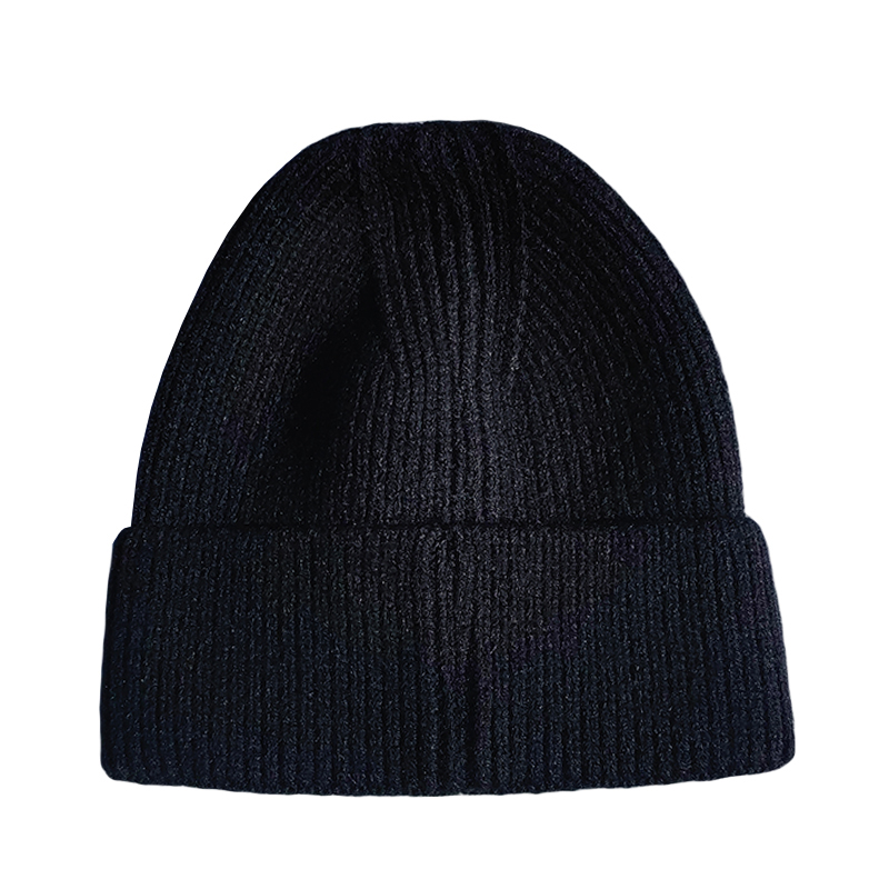 炯毅 冬季毛线帽加绒保暖棉帽户外骑车防寒防风帽针织冷帽 帽子 羊绒 均码 个高清大图