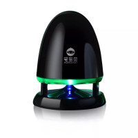 宅宝贝Q1桌面小电脑音箱蓝牙音响迷你低音炮扩音器播放器套装 台式多媒体喇叭影响小钢炮功放扬声器 蓝牙版 黑色