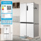 海尔(Haier)BCD-500WGHTD49W9U1 500L嵌入式十字对开四门电冰箱家用白色无霜一级能效变频超薄保鲜