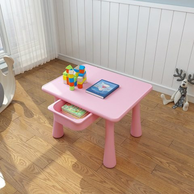 智扣儿童写字台宝宝桌椅套装宝宝桌子玩具桌书桌小饭桌儿童早教桌家用
