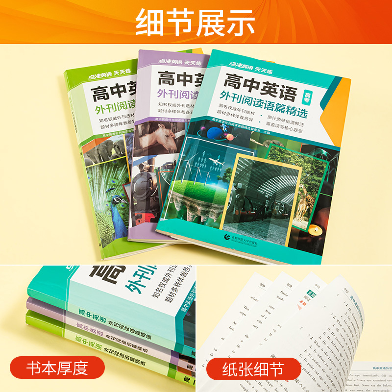 高一 高中通用 [正版]2024版点津英语天天练高中英语外刊阅读语篇精选时文阅读新高考词汇阅读理解完形填空七选五课外短文